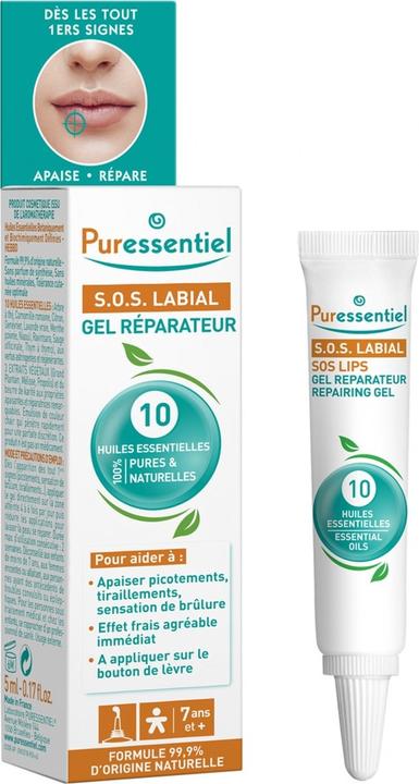 Produktbild Puressentiel SOS Lippenpflege Reparierendes Gel Gel (Lippengel, 5 ml)