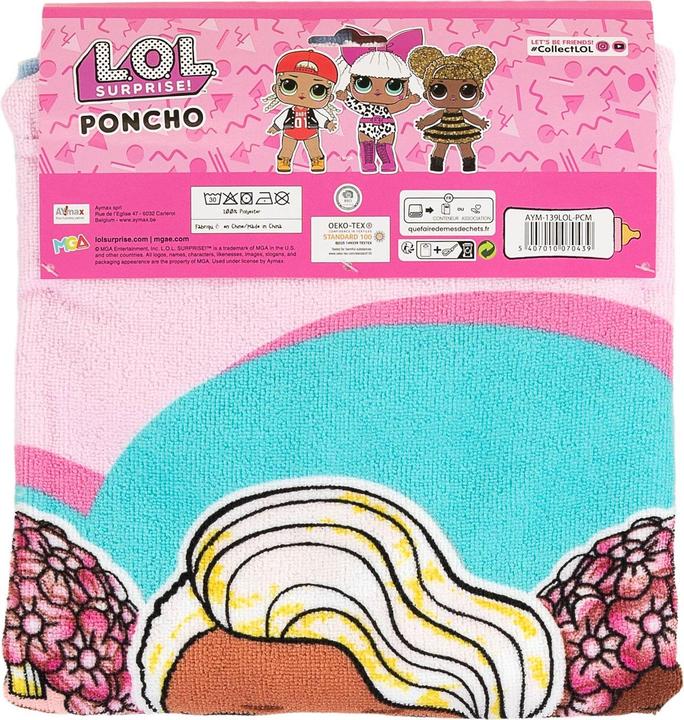 Actual product image L.O.L. Surprise! LOL Surprise Poncho, 55x110cm