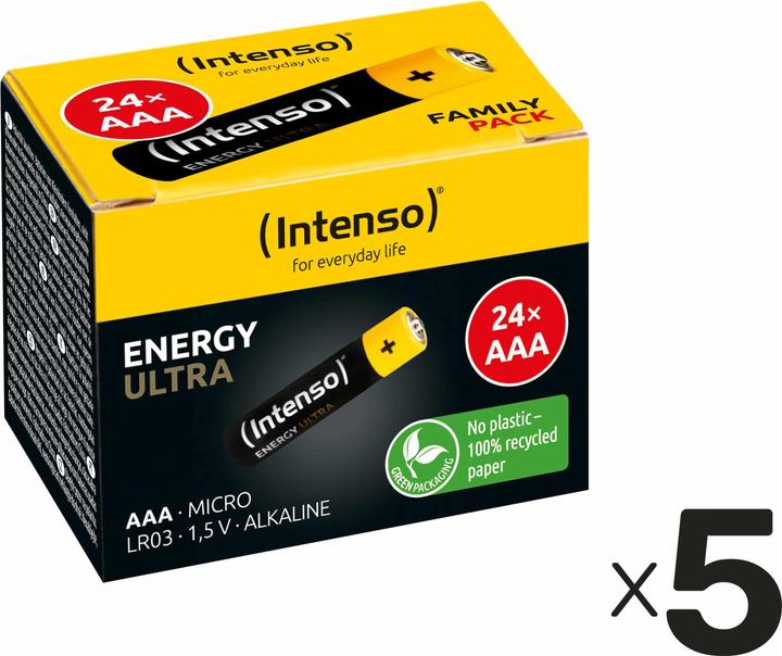 Produktbild Intenso Batterie-Set Energy Ultra, AAA LR03, 120 Stück (120 Stk., AAA)