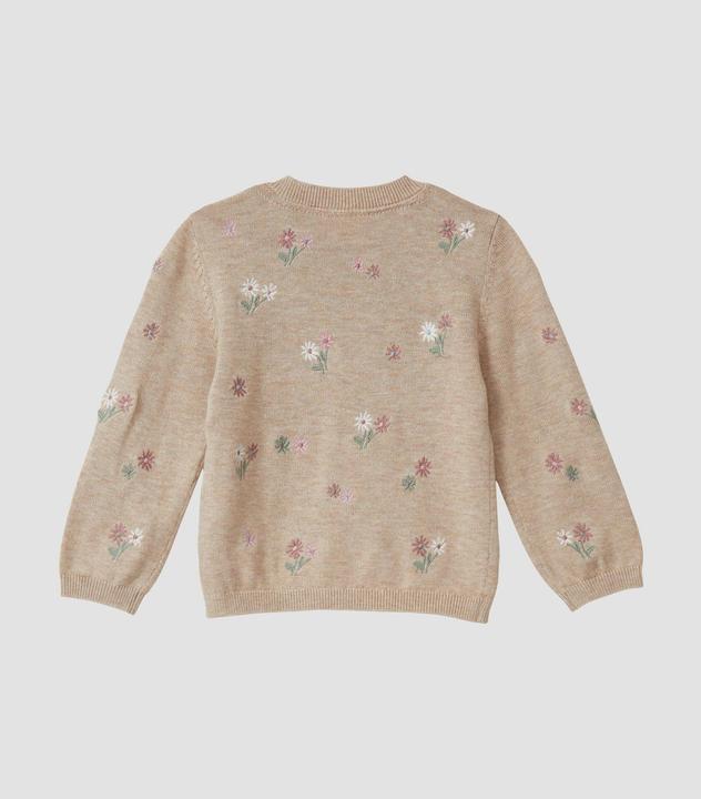 Image du produit s.Oliver Strickpullover Feinstrickpullover mit Blumen-Stickerei (74)