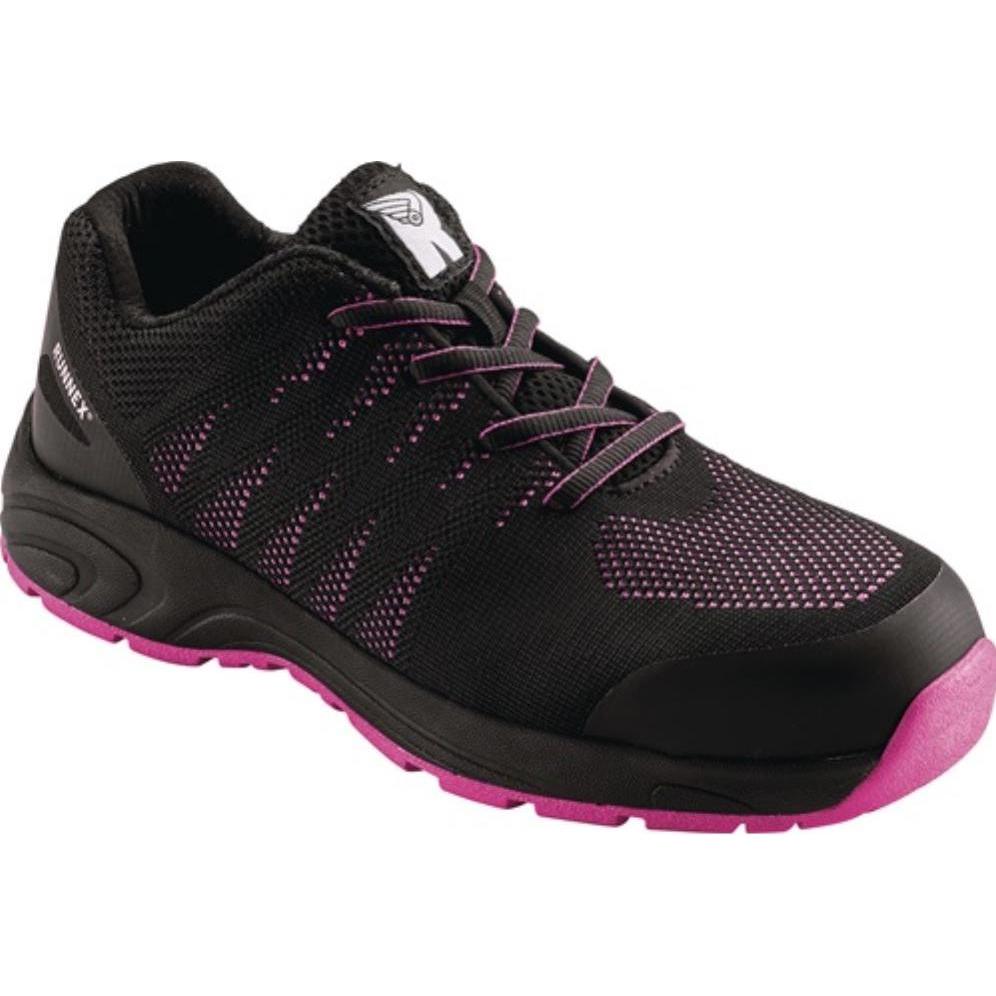 Thumbnail - BIG, Sicherheitsschuhe, Damensicherheitsschuh GirlStar 5180 Gr.36 schwarz/pink S1P SRC PES RUNNEX (S1P, 36)