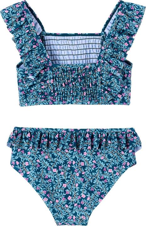 Image du produit Vertbaudet Bikini mit Volants und Blümchen Mädchen (146, 152)