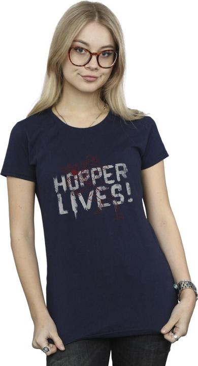 Immagine prodotto Netflix Stranger Things Hoppers Live Maglietta Donna (L)