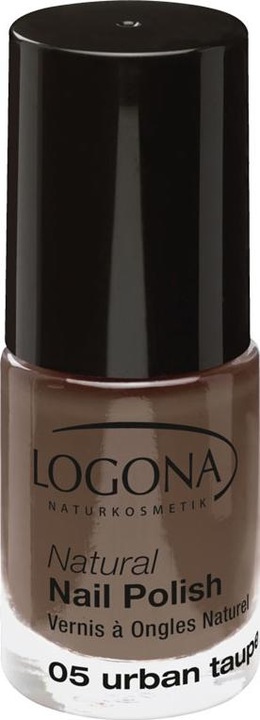 Logona Big Brush Natual Nail Polish (5 Urban taupe, Colour paint)