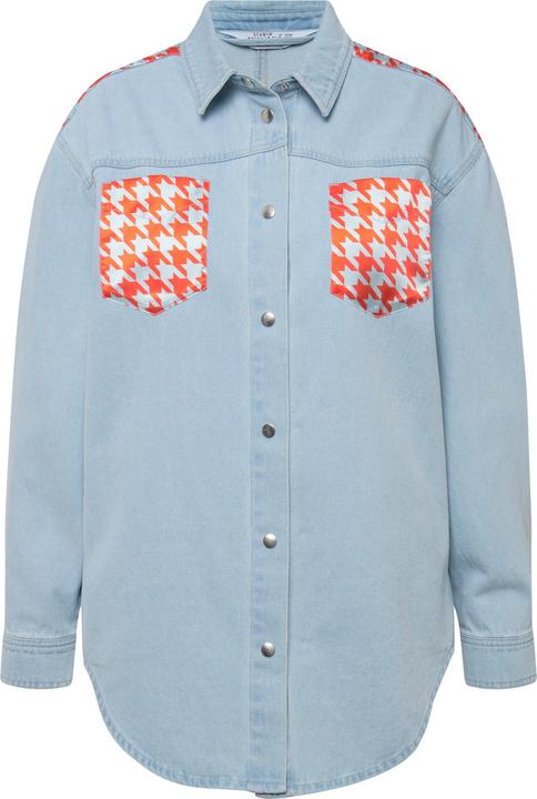 Produktbild Studio Untold Jeanshemd, oversized, Patches, Hemdkragen, Langarm (42, 44)