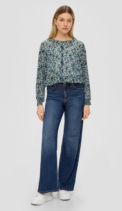Image du produit S.Oliver Bluse Langarmbluse mit All-over-Print (46)