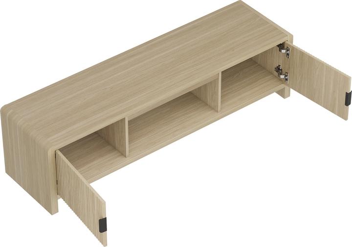 Actual product image En.Casa Fernsehschrank Lukkodso 150x40x40 cm Eicheoptik (150 x 40 x 40 cm)