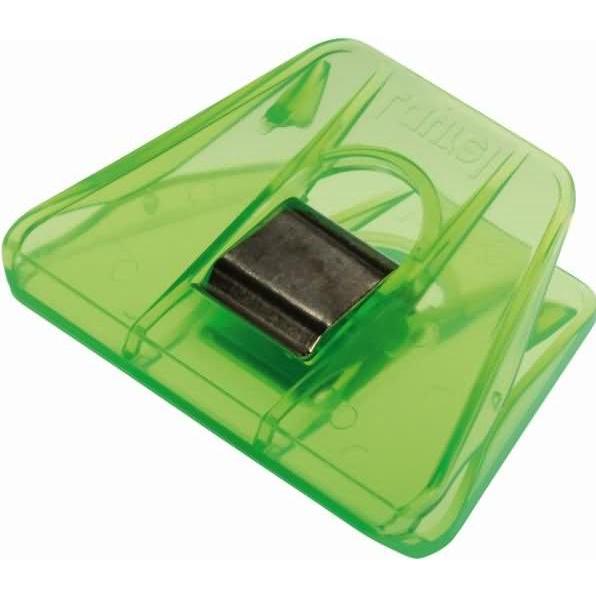 Laurel, Büroklammer, Briefklemmer Multi Clip Signal 2 70x50mm VE=10 Stück kristallgrün (10 x)