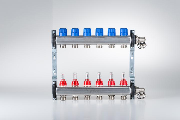 Produktbild Magni Systemverteiler Serie 03 HKV-D 6, 1 IG, 400mm, mont a Halter, ES (0.40 m)