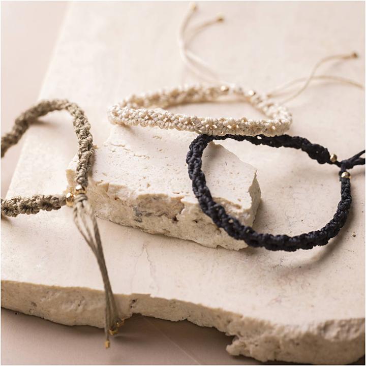 Actual product image Creativ Company Macramé bracelet