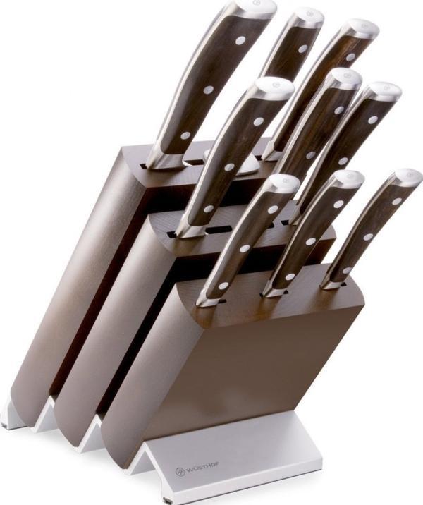 Immagine prodotto Wusthof Set di coltelli Ikon con blocco magnetico, 9 pezzi.