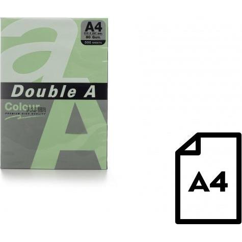 Double A Colour paper, 80g, A4, 500 sheets, Emerald (A4, 500 Blätter, 80 g/m²) (DA-Emerald)