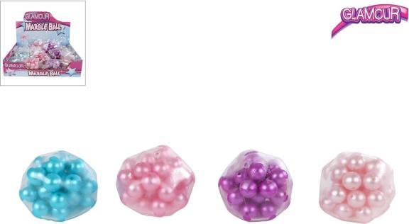 Manen Glamour Anti-Stress Crinkle Bead Ball, 5 cm