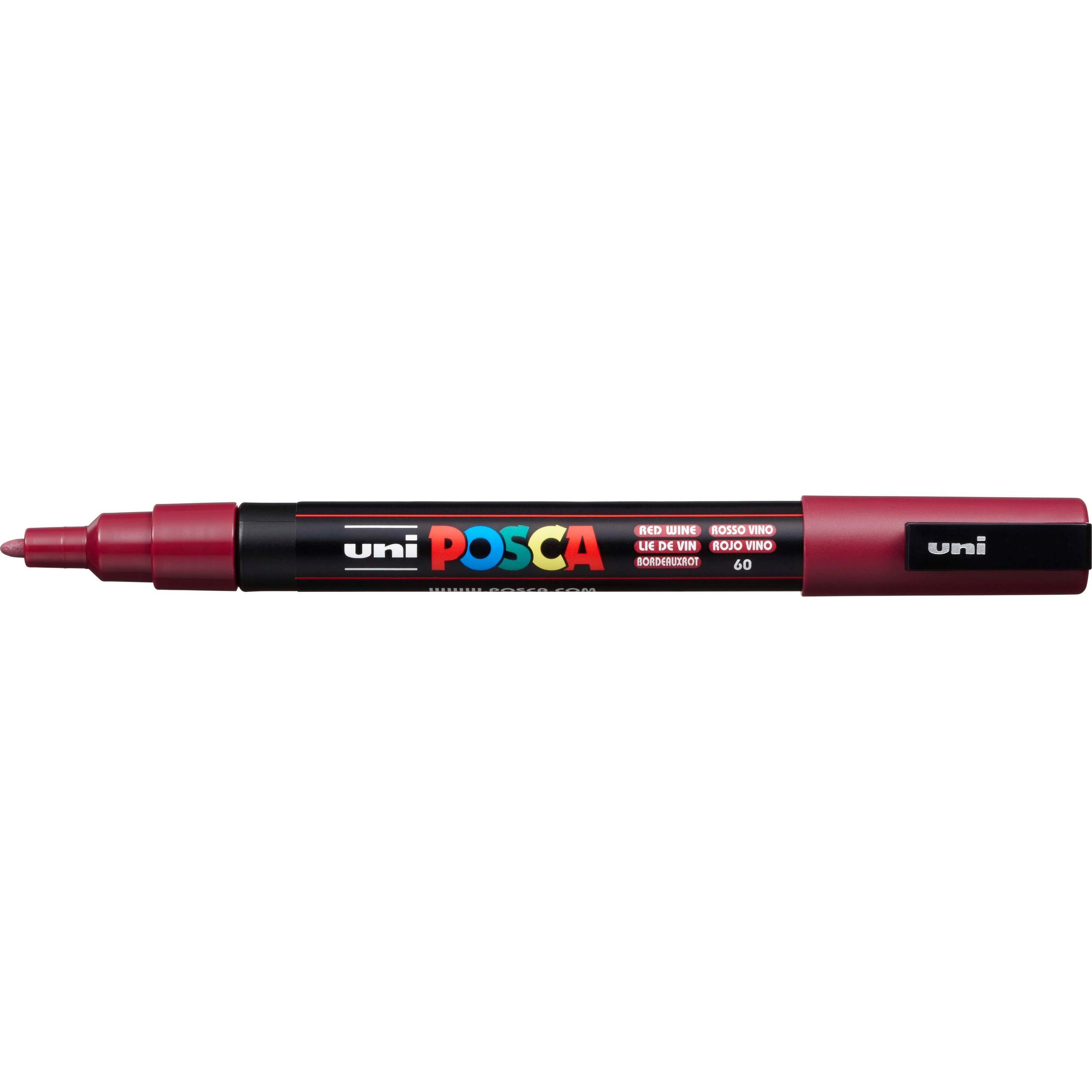 Posca, Marker, Marker PC-3M Rundspitze (Rot, 1.30 mm, 1 x)