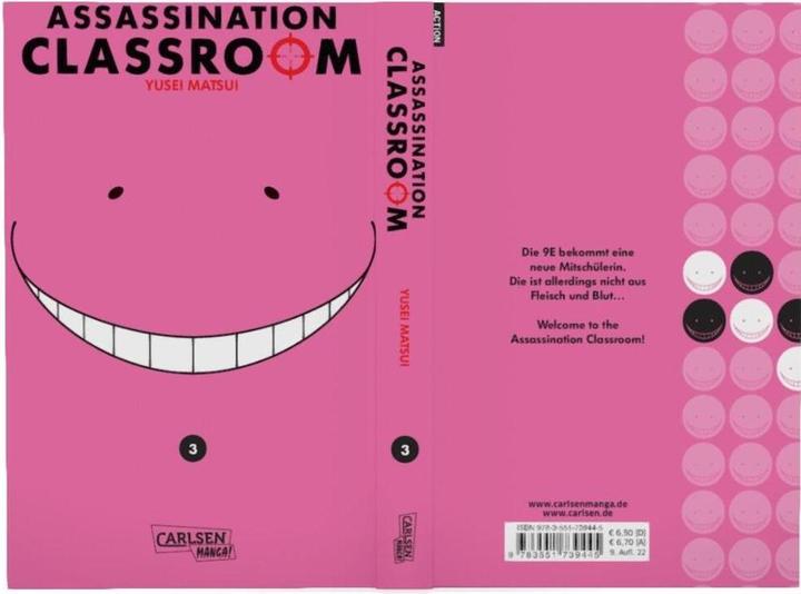 Produktbild Assassination Classroom, Band 3 (Deutsch, Yusei Matsui, 2015)