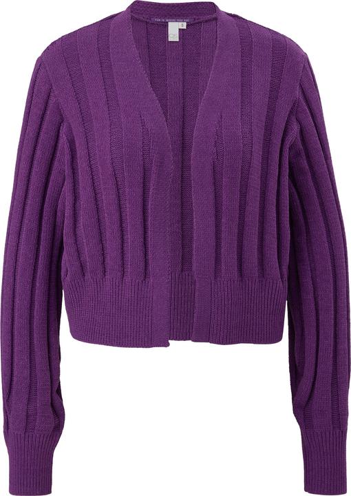 Produktbild s.Oliver Strickjacke Strickjacke mit Strukturmuster (L)