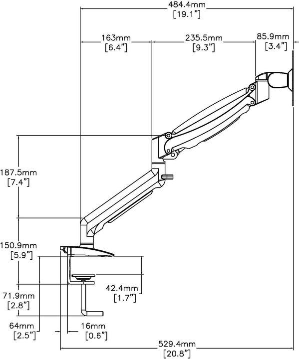 Image du produit Hammerbacher Accessoires (Tables, 8.50 kg)