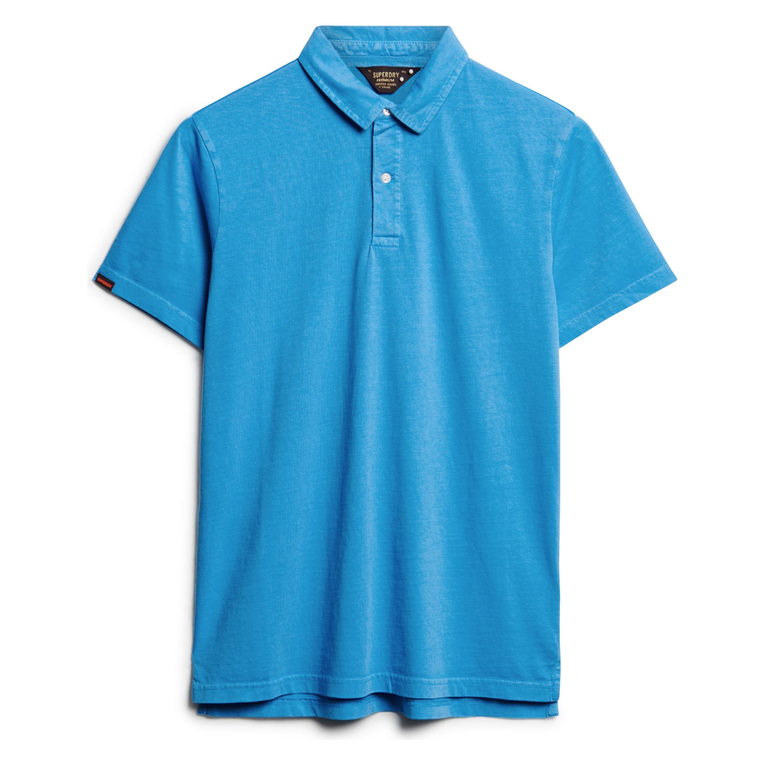 Superdry, Herren, Shirts, Polohemd Aus Jersey, Blau, (Xl)