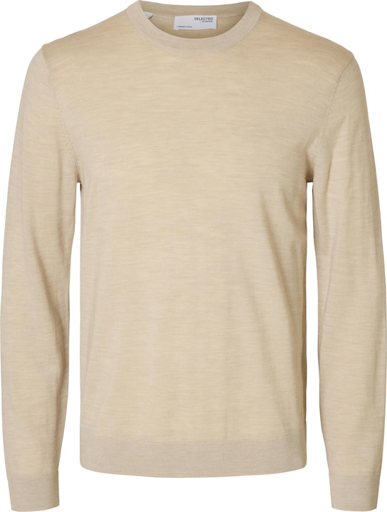 Selected Homme Slhtray Ls Knit Merino Crew Neck Noos