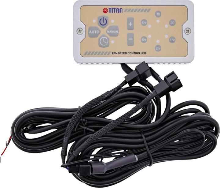 Produktbild Titan TTC-SC22(C)/V2+ Kühlschrank-Doppellüfter 140x25mm IP55 für Campingfahrzeuge, mit Gleichrichter (28.80 dB)