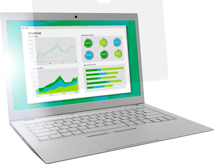 Actual product image 3M Anti-glare filter for 35.60cm (14") widescreen laptop (12.20", 16 : 9)