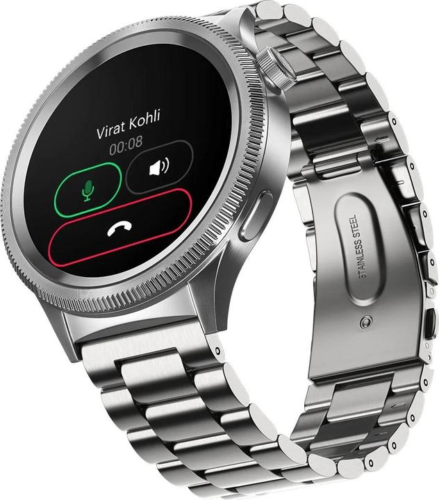 Actual product image Noise NoiseFit Halo 2 Smartwatch Elite Silver (42 mm)