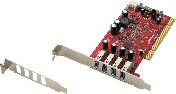 Produktbild Renkforce 4 Port USB 3 PCI-Karte NEC-Chipsatz