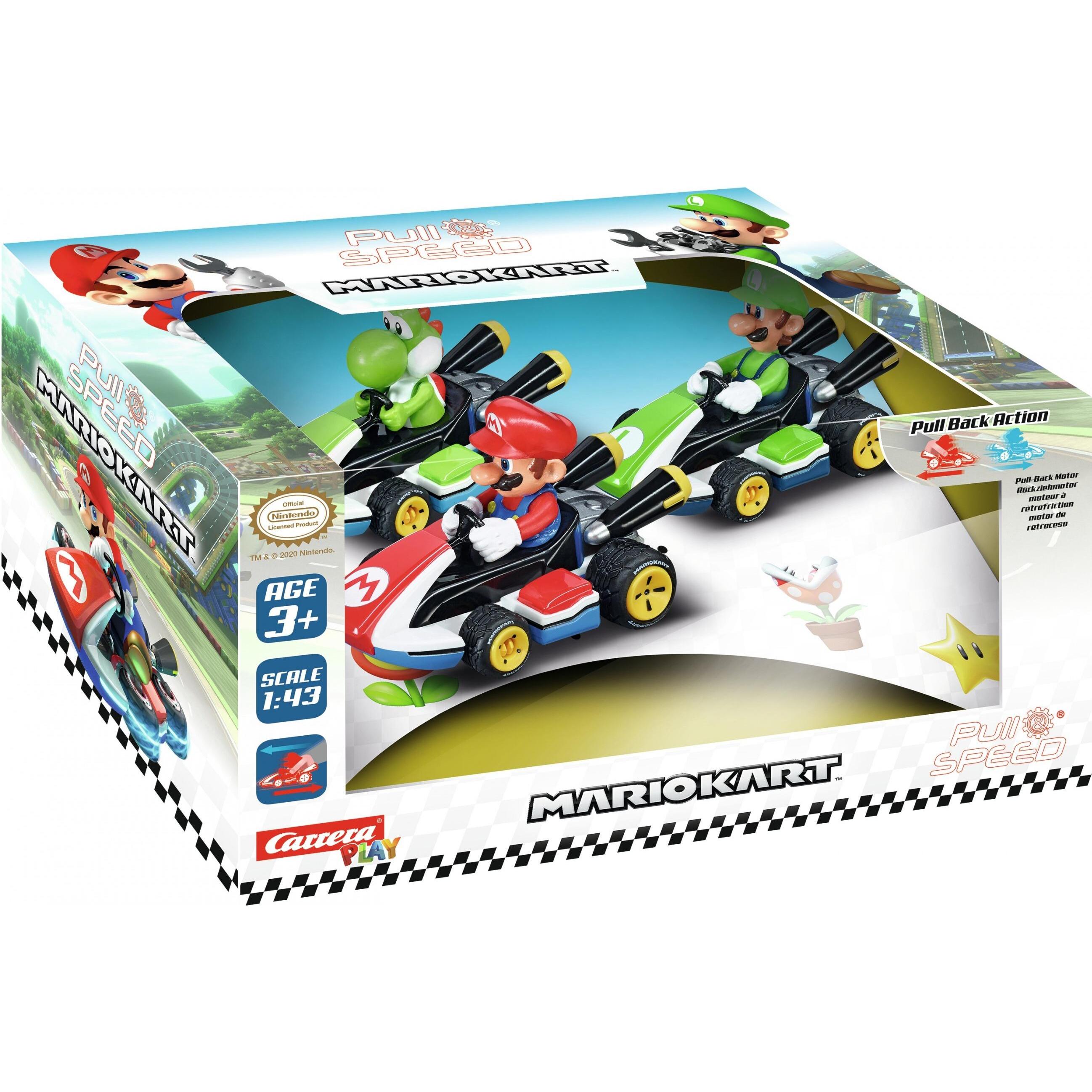 Carrera Gioco Pull & Speed Mario Kart 8 auto giocattolo