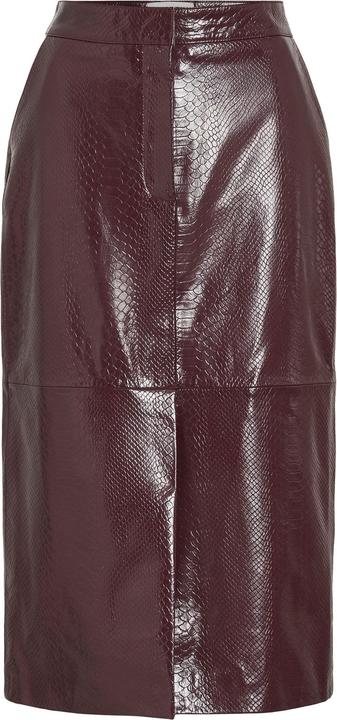 Produktbild Rouge Edit Midi Leder Bleistiftrock (38)