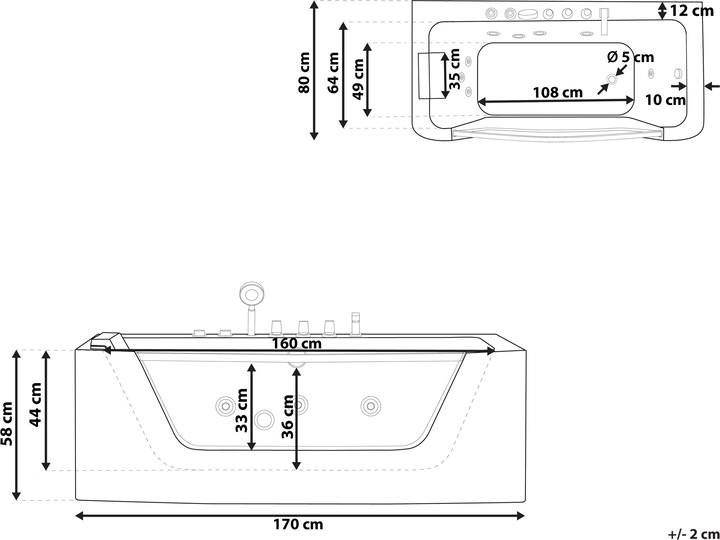 Actual product image Beliani Puquio (304 l, 80 cm)