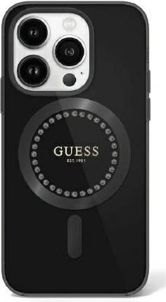 Produktbild Guess GUHMP16XPFTDTEK iPhone 16 Pro Max 6.9" czarny/black hardcase IML Rhinestones MagSafe (Apple iPhone 16 Pro Max)