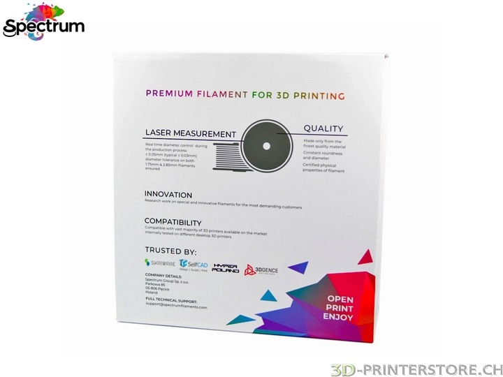 Produktbild Filament Nylon PA6 Natural Low Warp 1.75mm 1kg (Nylon, 1.75 mm, 1000 g, Weiss)