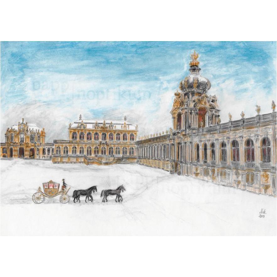 Pappnoptikum 1010 - Dresdner Zwinger (Adventskalender)