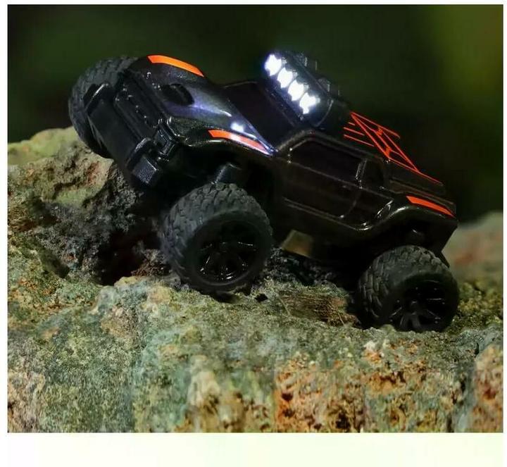 Actual product image Turbo Racing Micro Monster Truck TC-01, Black, RTR, 1:76 (RTR Ready-to-Run)