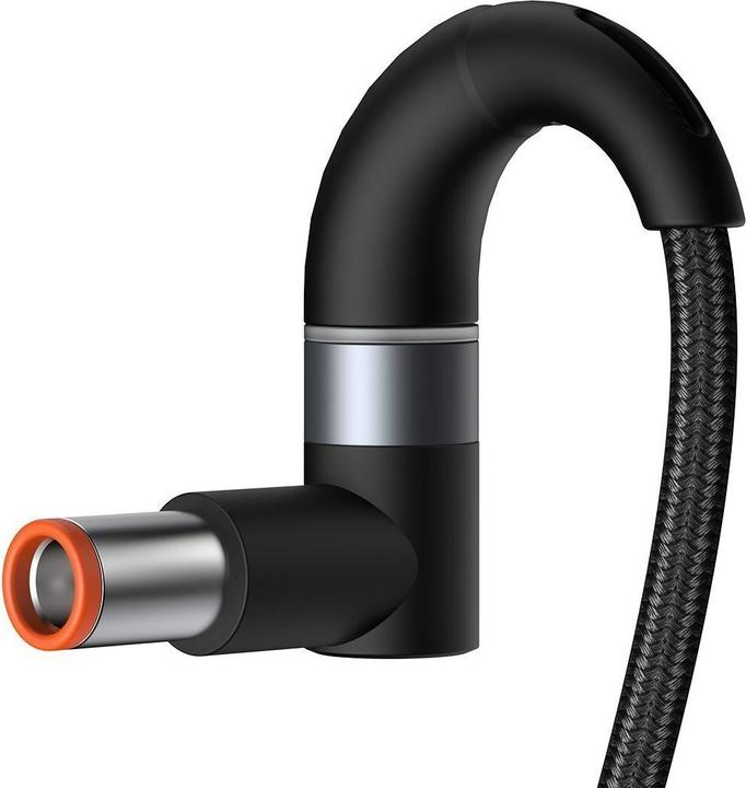 Produktbild Baseus Zinc Magnetic Cable, USB-C to DC 100W, PD, 2m, angled (black) (2 m, 100 W)