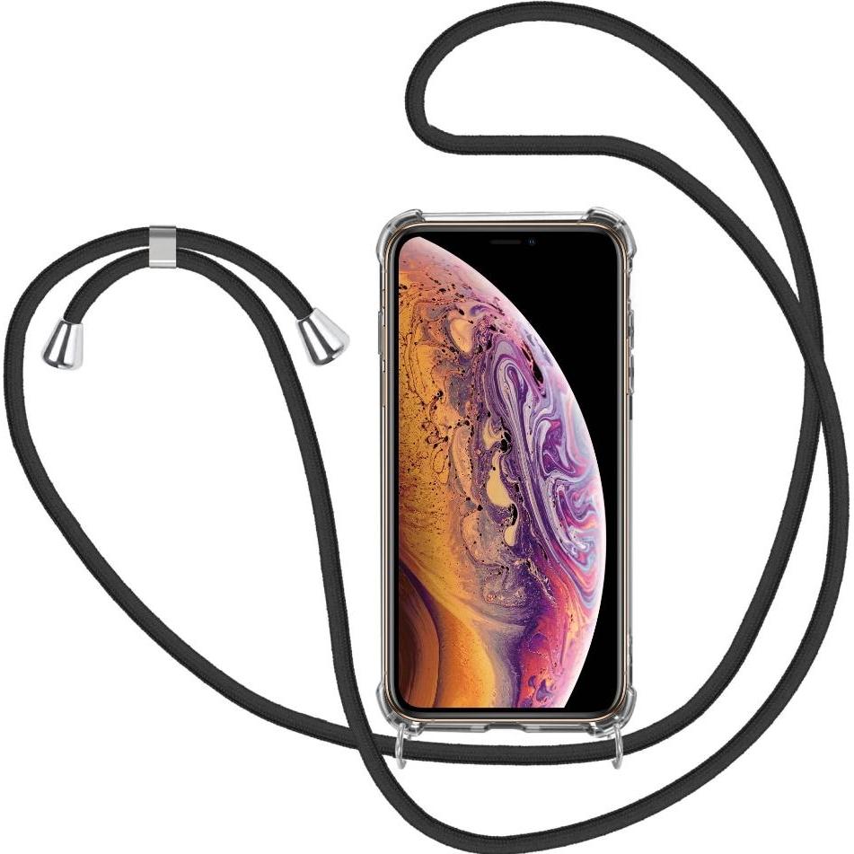 Screenguard Apple iPhone XS Max Loopster Necklace Hülle, Handykette, Transparent