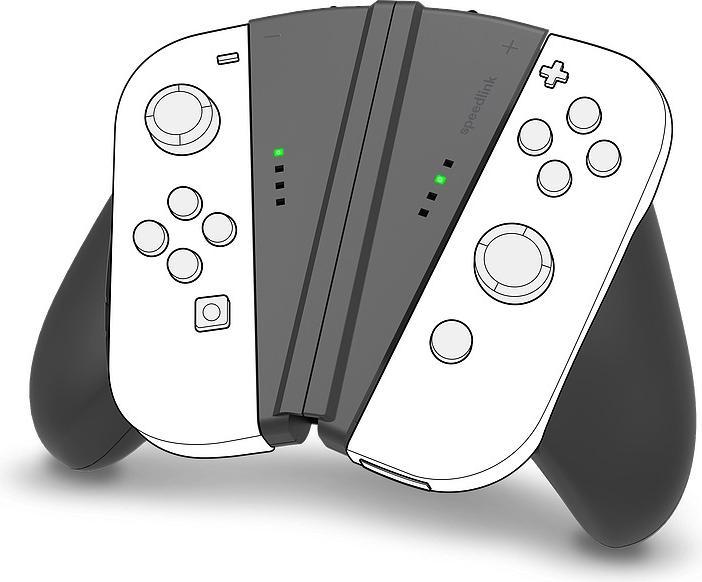 Produktbild Speedlink V-GRIP 2in1 Handle JoyCons (Switch)
