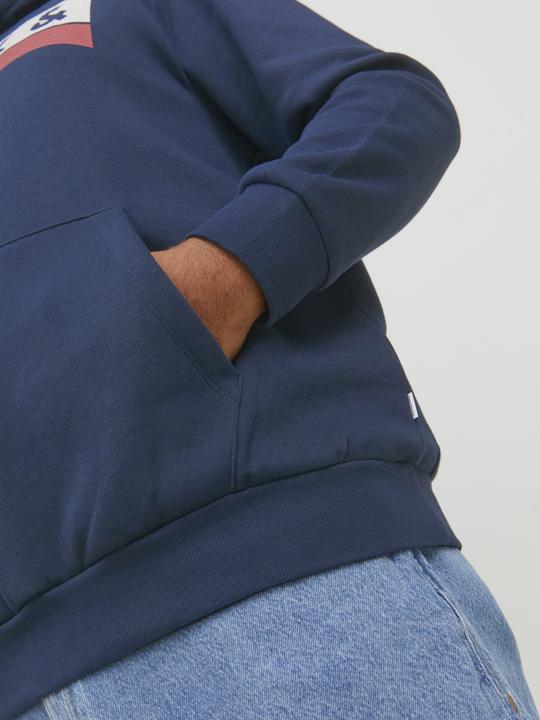 Produktbild Jack & Jones Basic Logo Plus Size Hoodie (5XL)