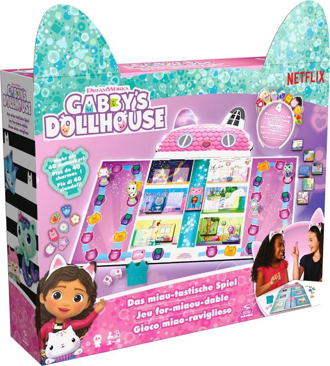 Actual product image Spin Master Gabby's D. Miautastic Game (French, Italian, German)