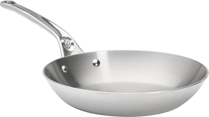 Actual product image de Buyer Affinity frying pan uncoated induction (24 cm, Frying pan, Stainless steel)