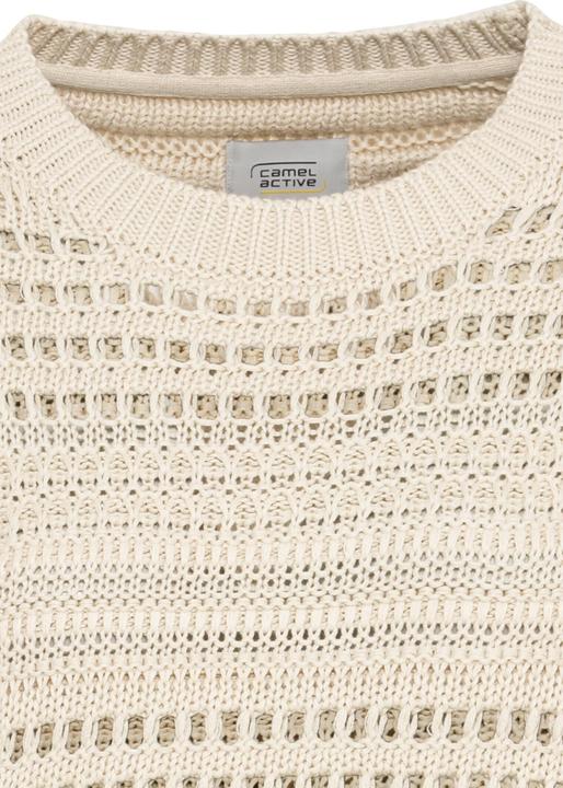 Produktbild Camel Active Pullover mit Lochstrickmuster (M)
