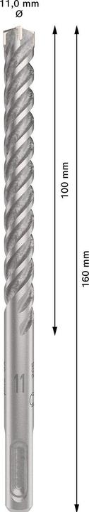 Productafbeelding Bosch Professional Zubehör PRO SDS plus-5X hamerboor, 11 x 100 x 160 mm (11 millimeter)
