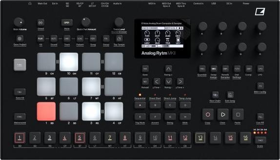 Elektron Analogue Rytm MKII Black drumcomputer