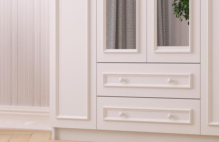 Produktbild Homitis Cubix Matte White (140 x 52 x 210 cm)