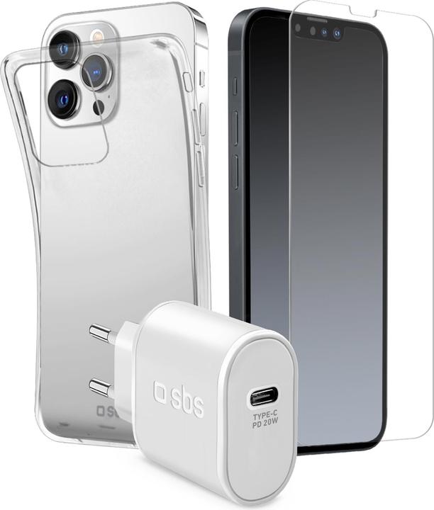 SBS KIT31IP1361P Mobiele Telefoon Startersset Transparant