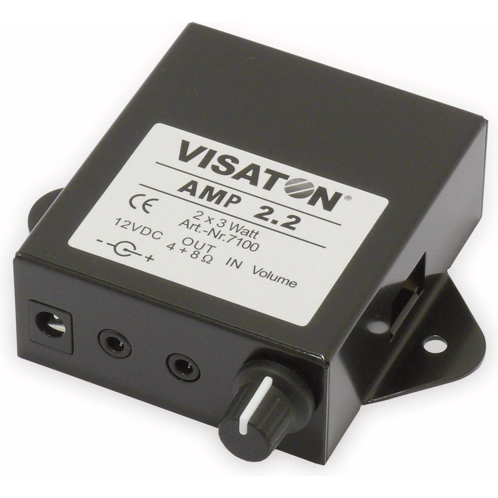 Visaton Amp 2.2, Componenti dei diffusori, Nero