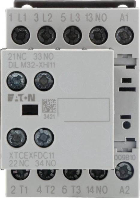 Actual product image Eaton Power contactor 2S1Ö 4kW/400V AC DILM9-21 230V50