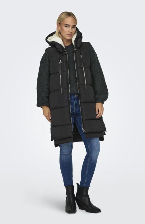 Actual product image Only Hooded waistcoat Down waistcoat (M)