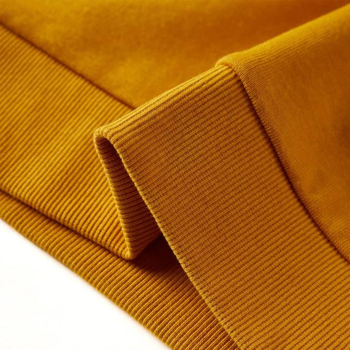 Immagine prodotto VidaXL Felpa da bambino ocra 140, materiale: 100 % cotone, colore (140)