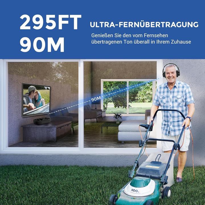 Produktbild Letsactiv Kabellose TV-Kopfhörer mit Ladestation (20 h, Kabellos)